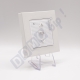 White frame for Somfy Smoove remote control