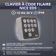 Clavier à code filaire Nice EDS