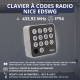 Radio codes keypad Nice EDSWG