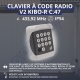 Clavier à code radio V2 KIBO-R C.47