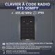 Clavier à code radio Somfy