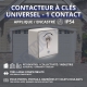 Universal key switch - 1 contact