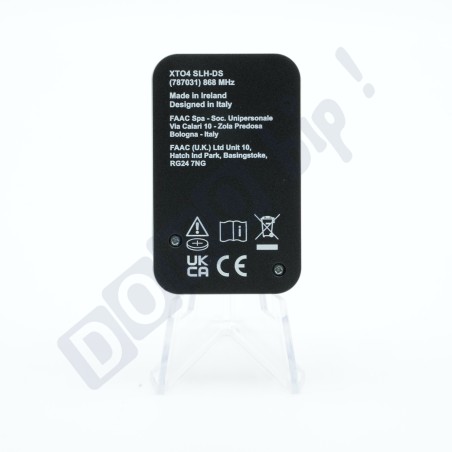 FAAC XTO4 868 SLH-DS Multi-Technology 4-Button Remote