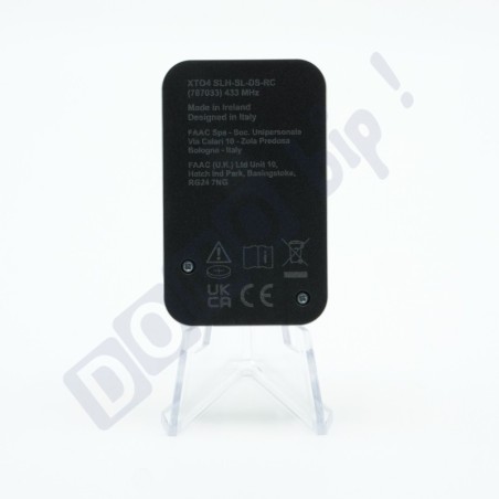 Telecomando FAAC XT4 433 SL 4 tasti con codice variabile per cancello
