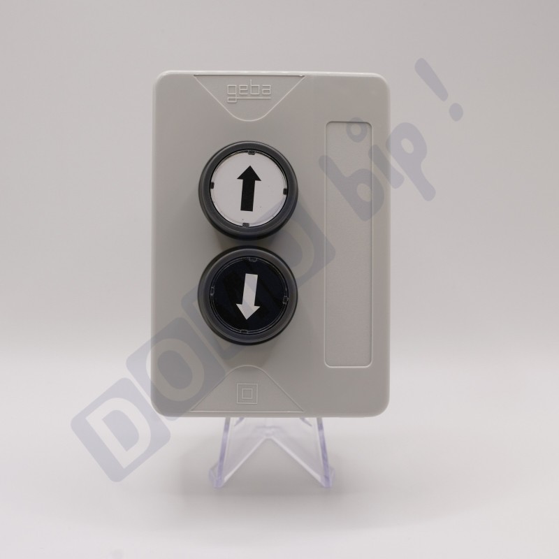 GEBA KDT-2V V2 Dual Push Button IP65 for Gate Automation