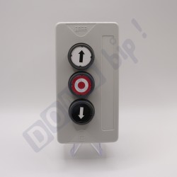 Bouton poussoir GEBA KDT-3V V2 IP65 – Commande filaire 3 boutons