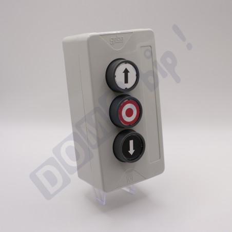 Pulsante GEBA KDT-3V V2 IP65 – Comando 3 pulsanti a filo