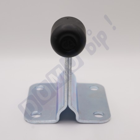 Butée demi-lune V2 acier galvanisé pour portail battant