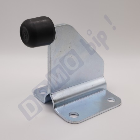 Butée demi-lune V2 acier galvanisé pour portail battant